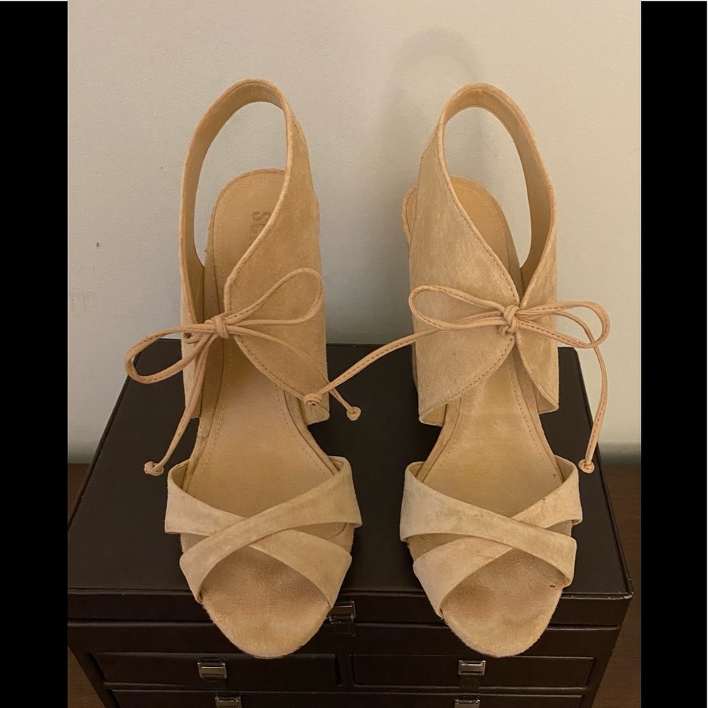 Schutz Light Beige/Cream High heel Sandals 9.5